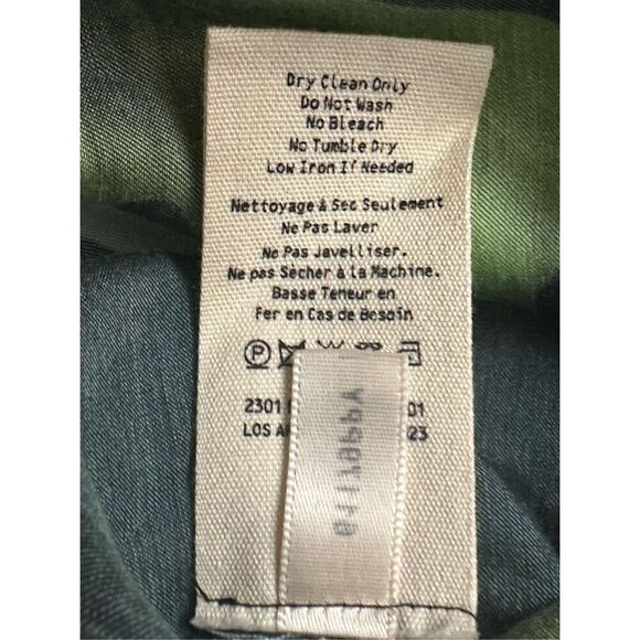 L’AGENCE SELENA LEAF-PRINT ONE-SHOULDER DRESS IN MULTI  Size: XS/T - Picture 6 of 7